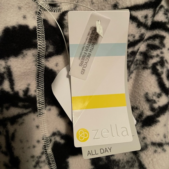 Zella Cozy Up Polar Fleece Recycled Polyester Hoodie in Black Ink Size Small - Picture 6 of 6